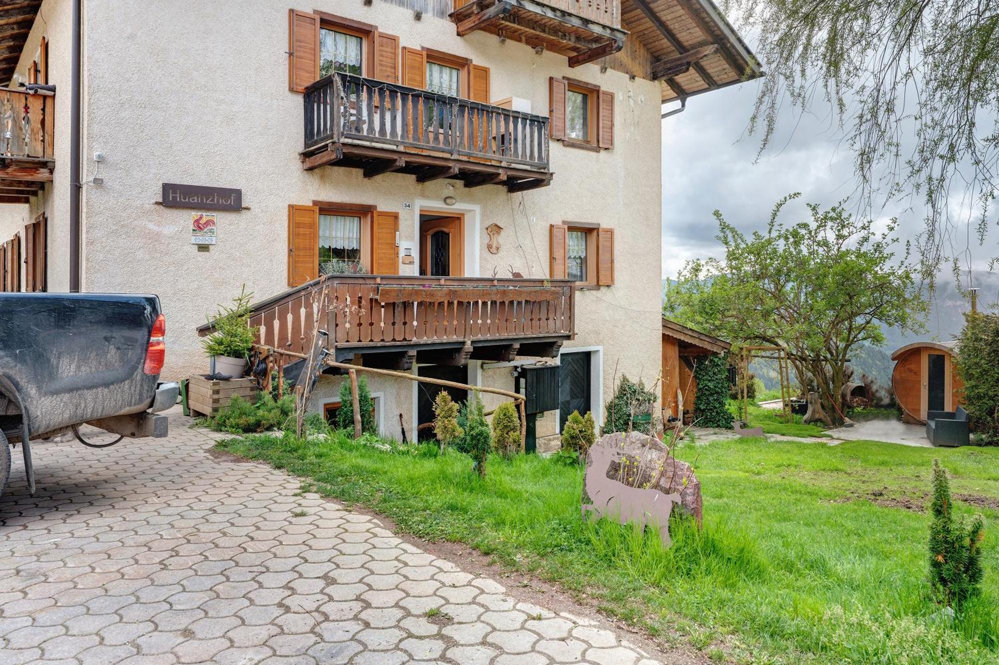 Huanzhof Ferienwohnung Schwarzhorn Aldein Exterior foto